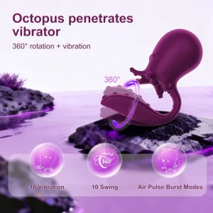 Octopus Vibrator - Rotation Design App Control
