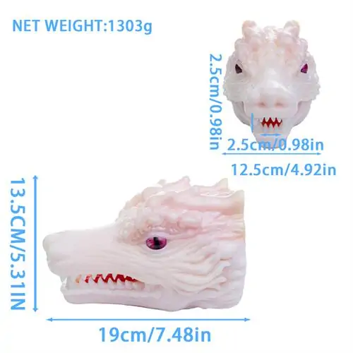 Opal Drake - White Dragon Fantasy Blowjob Toy (Furry Fandom)