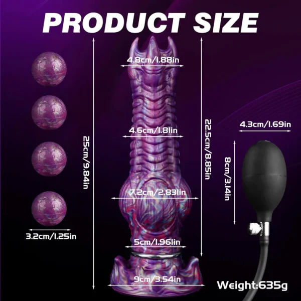 Slaanesh - Devil Ovipositor Dildo