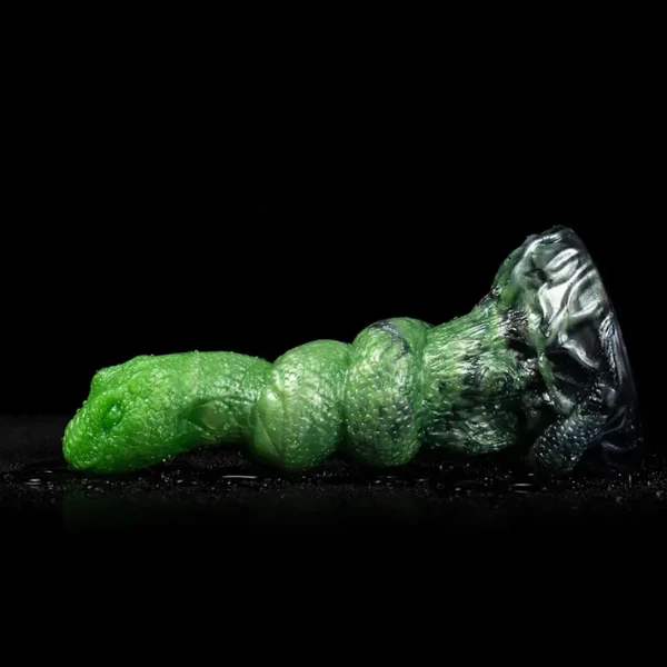 The Grinch Dildo - Spiraling Snake Design 7 Inches