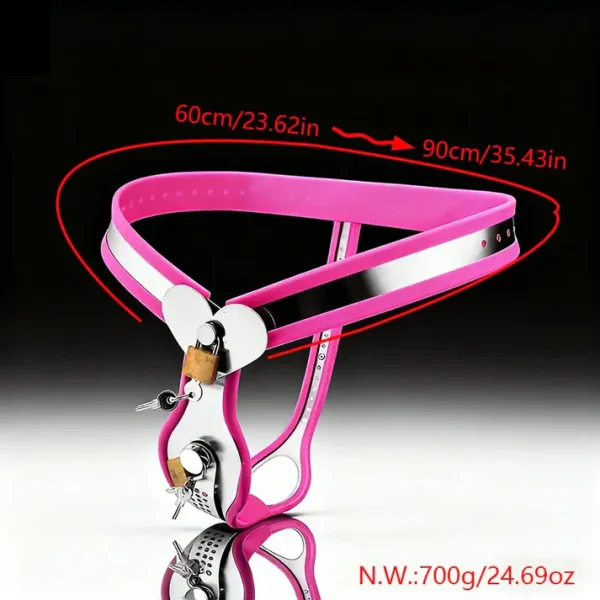 The Heart - Stainless Steel Chastity Belt