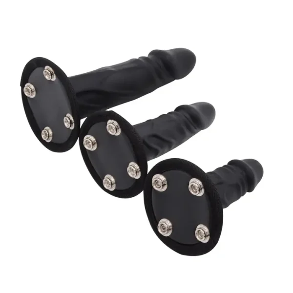 Triple Strap On Dildo - Premium Vegan Leather