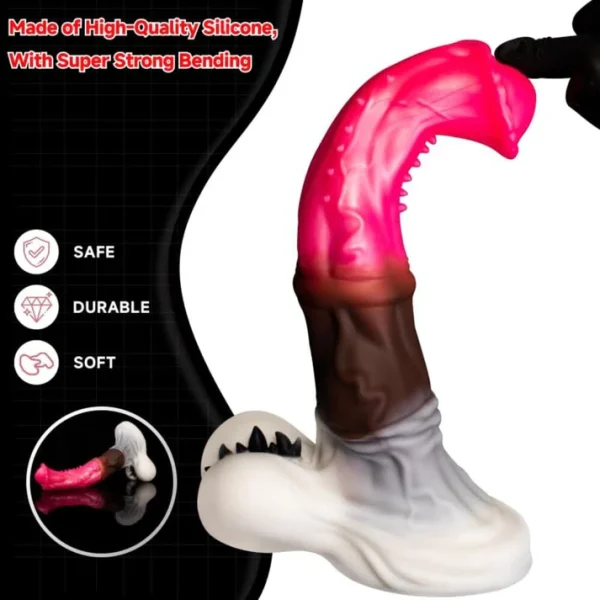Triton - Triple Color Horse Dildo 12 Inches