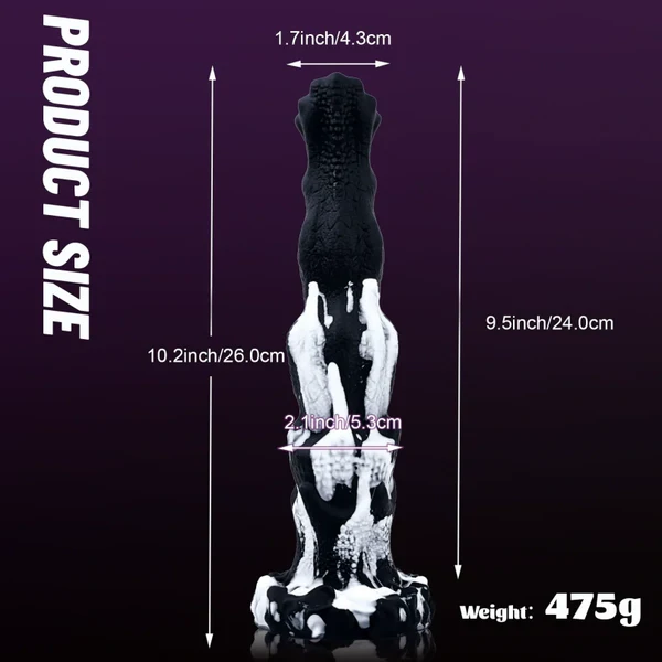 Mister Negative - Squirting Horse Dildo 9.5 Inches