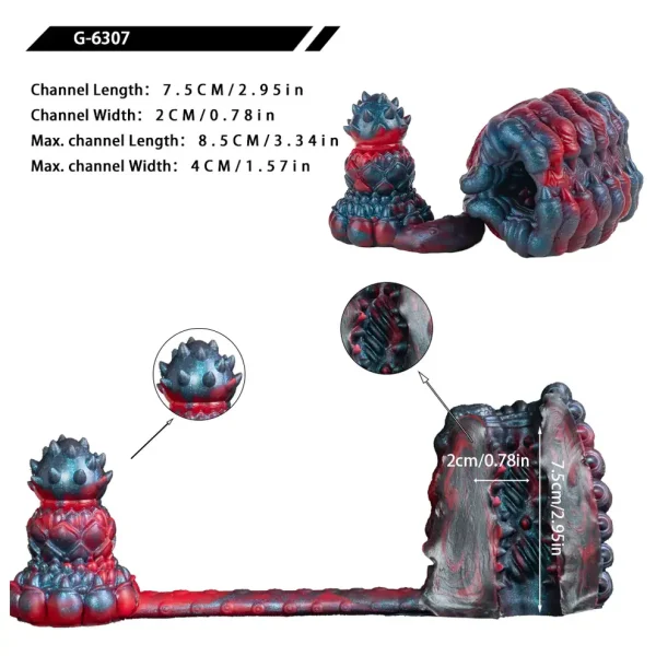 Alien Bio-Armor - Male Masturbation Sleeve With Anal Plug