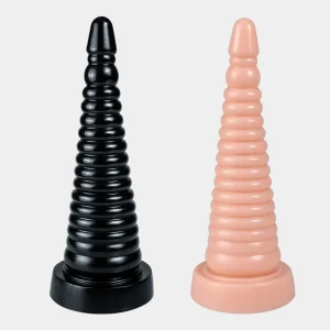 Anal Cone - Ribbed Anal Toy 9 Inches