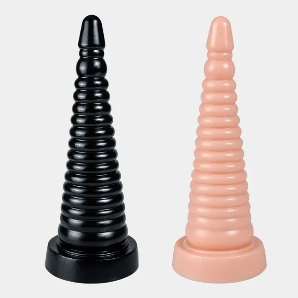 Anal Cone - Ribbed Anal Toy 9 Inches