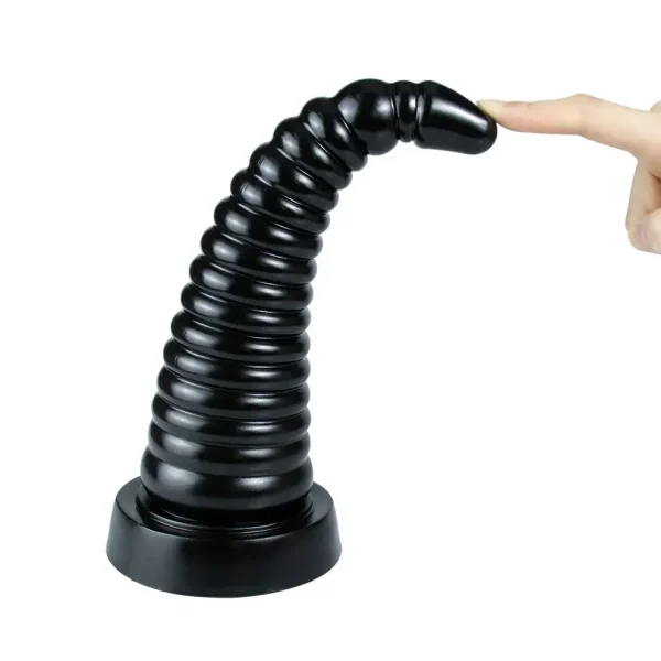 Anal Cone - Ribbed Anal Toy 9 Inches