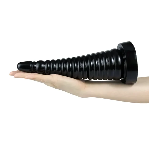 Anal Cone - Ribbed Anal Toy 9 Inches