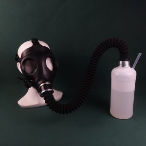 Professional BDSM Gas Mask for Breath Play - Modular Internal Circulation System (Oral & Anal Options)