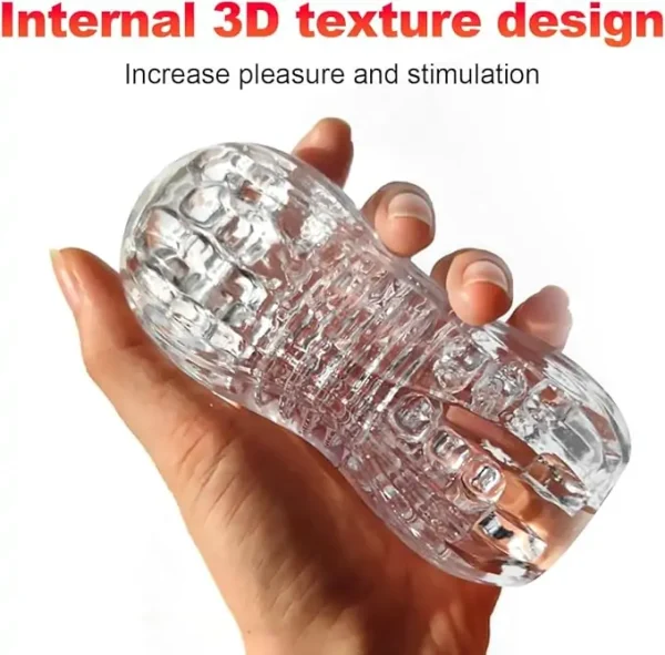 Ball Drainer - Clear Male Compact Stroker