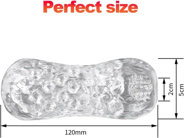 Ball Drainer - Clear Male Compact Stroker