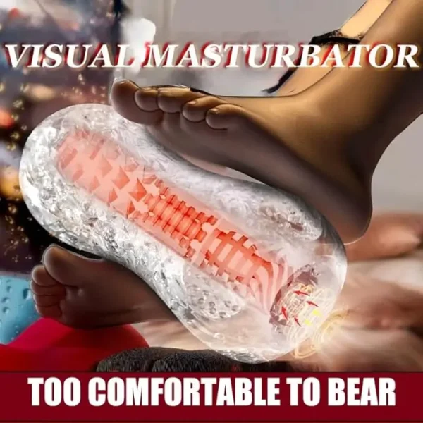 Ball Drainer - Clear Male Compact Stroker