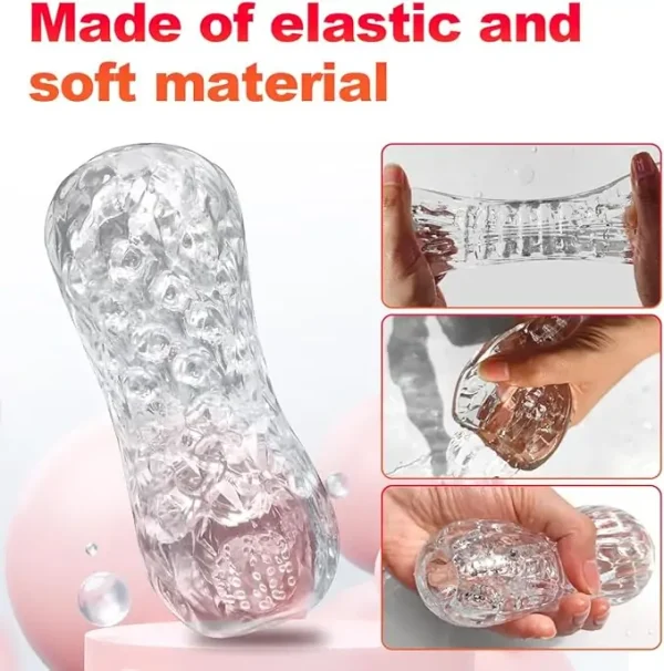 Ball Drainer - Clear Male Compact Stroker