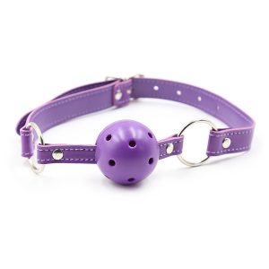 Blue Ball Gag - Breathable Design