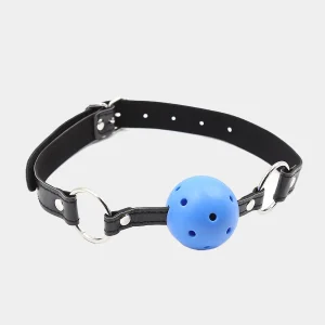 Blue Ball Gag - Breathable Design
