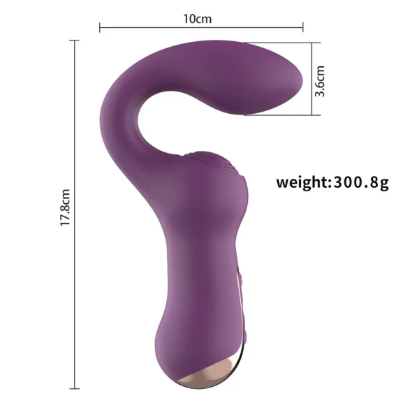 Curved G - Spot Dual Stimulation Vibrator