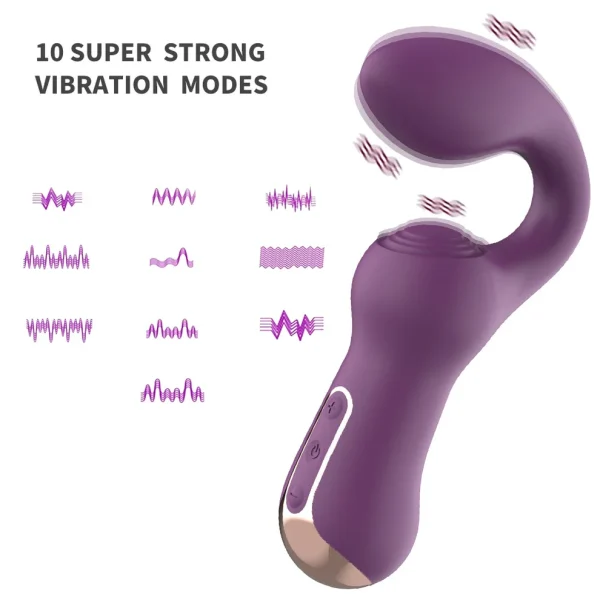Curved G - Spot Dual Stimulation Vibrator