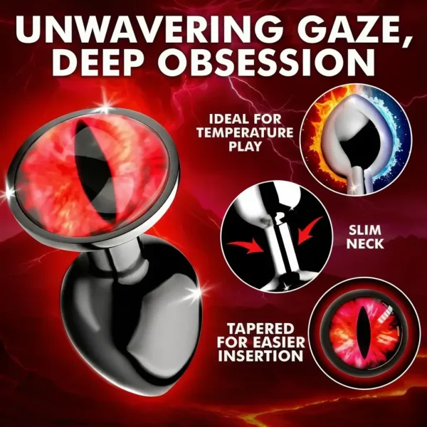 Devil - Eye Metal Butt Plug