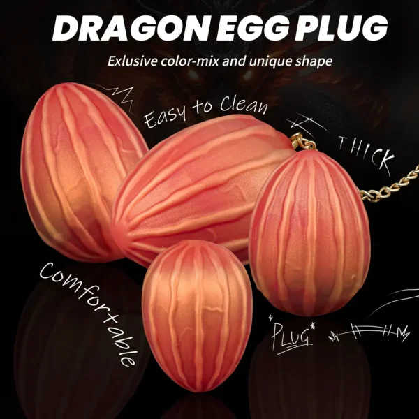 Dragon Egg Anal Plug - Body-Safe Silicone