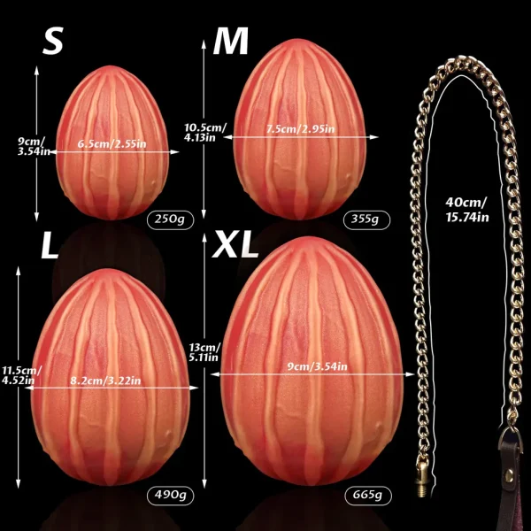 Dragon Egg Anal Plug - Body-Safe Silicone