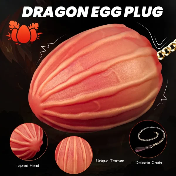 Dragon Egg Anal Plug - Body-Safe Silicone