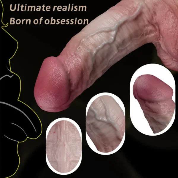 Tough Guy Series -  Uncut Dual Density Dildo 6 Sizes