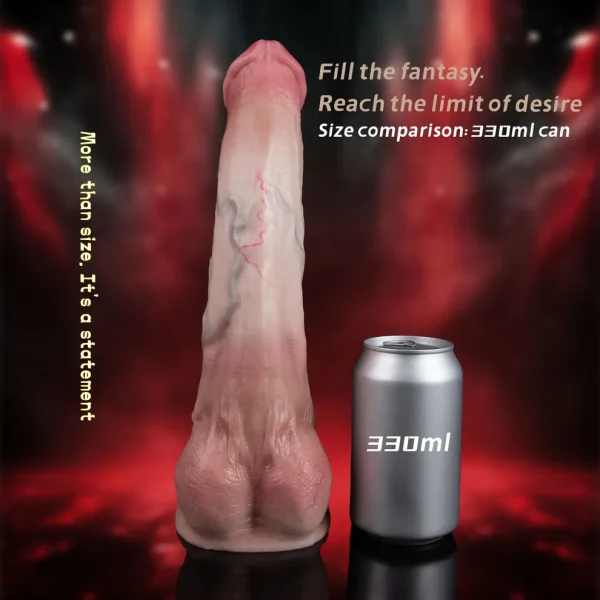Tough Guy Series -  Uncut Dual Density Dildo 6 Sizes