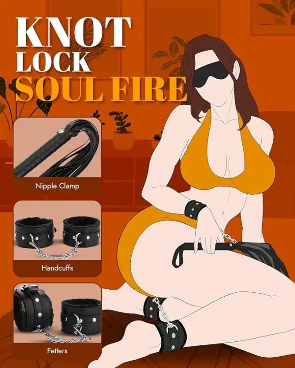 Extreme - Black BDSM Restraints Set