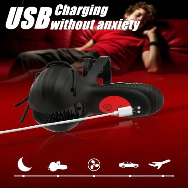 Full Cover-  Vibrating Testicle Stimulator