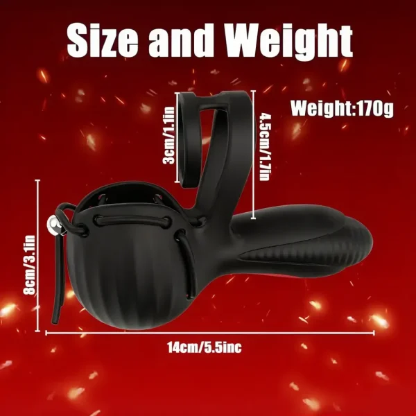 Full Cover-  Vibrating Testicle Stimulator
