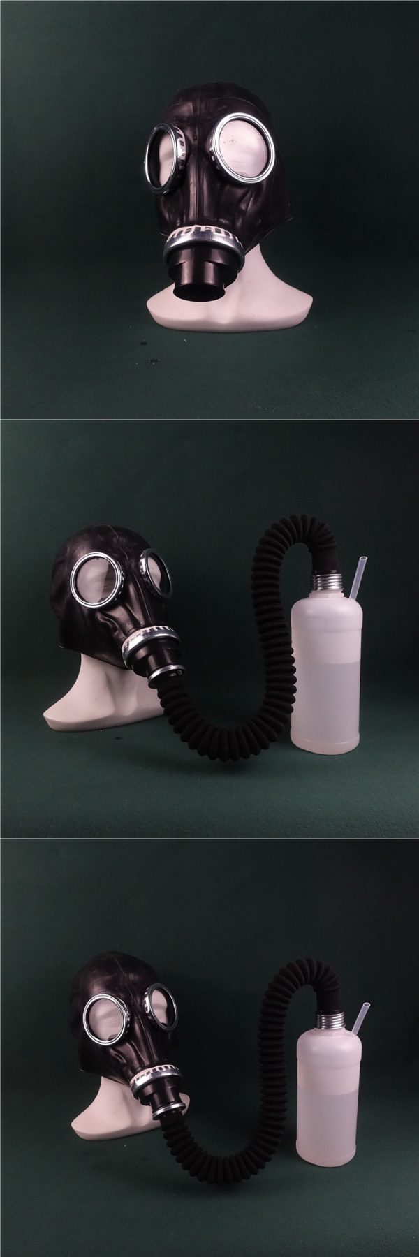Latex BDSM Gas Mask - Premium & Fetish Texture