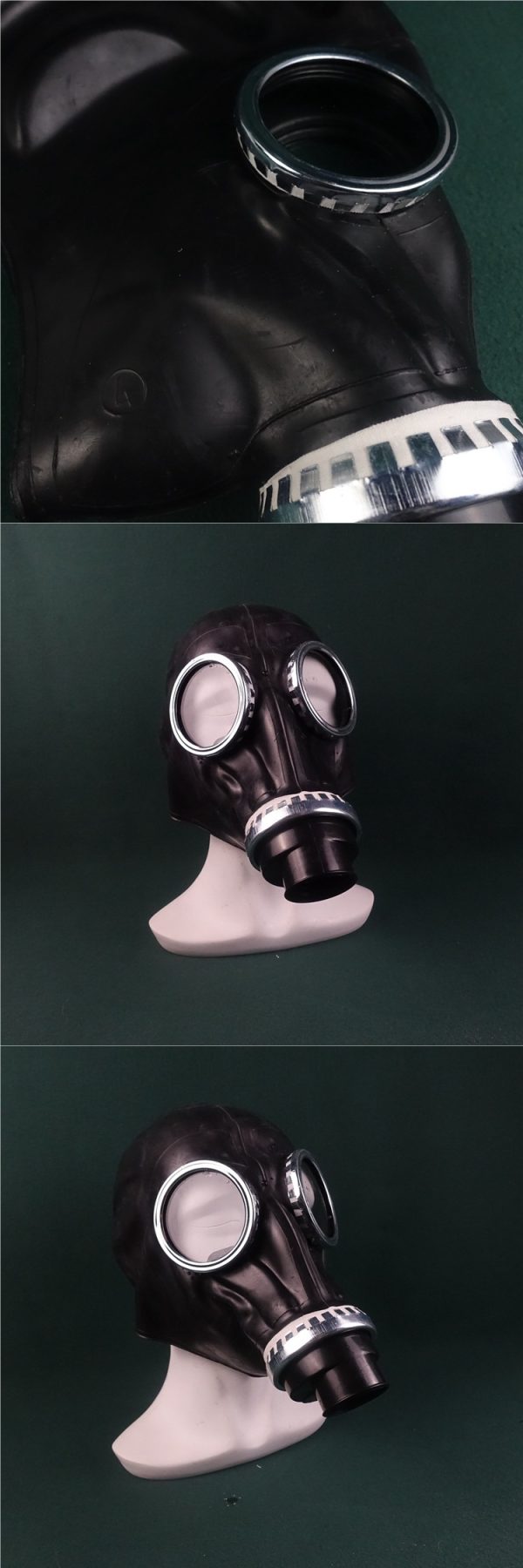 Latex BDSM Gas Mask - Premium & Fetish Texture