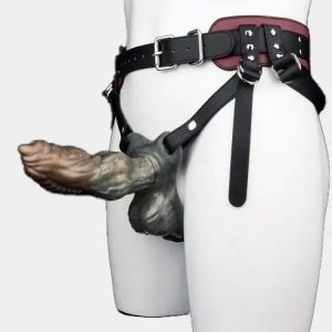 Monster Dog - Harness Penis Sleeve With Keel
