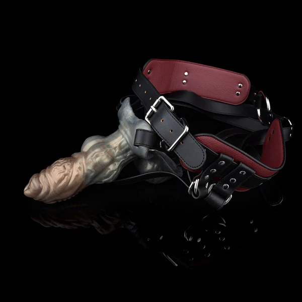 Monster Dog - Harness Penis Sleeve With Keel