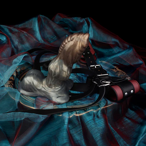Monster Dog - Harness Penis Sleeve With Keel