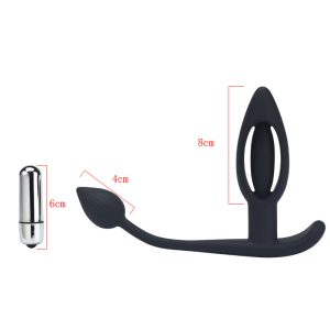 Orissi - Butt Plug With Vibrator Double Side