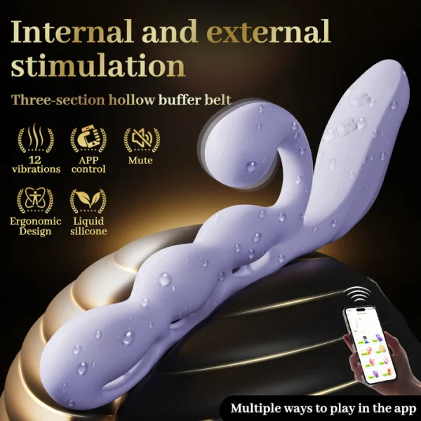 Pea Pod - Rabbit Vibrator With App Control