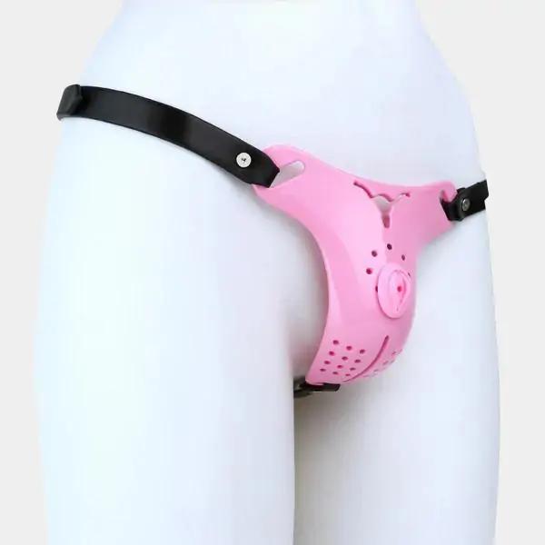 Pinky - Mtf Packer With Leather Strapon