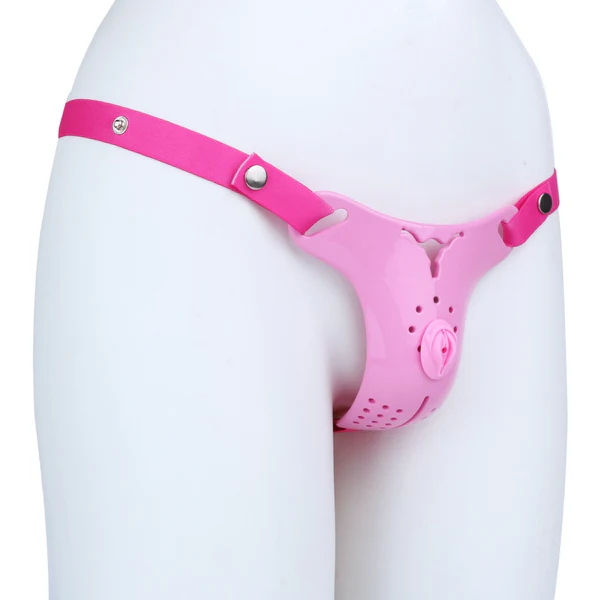 Pinky - Mtf Packer With Leather Strapon