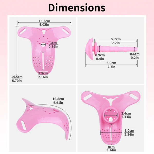 Pinky - Mtf Packer With Leather Strapon