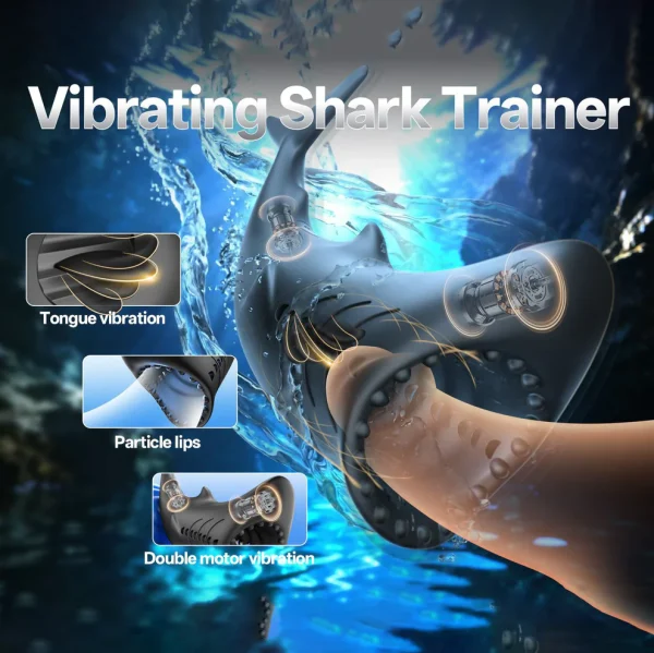 Shark - Vibrating Pocket Pussy