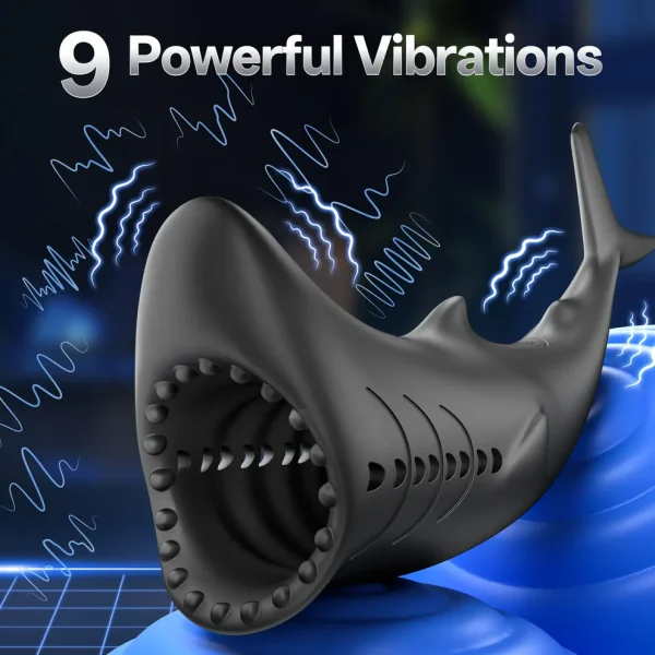 Shark - Vibrating Pocket Pussy