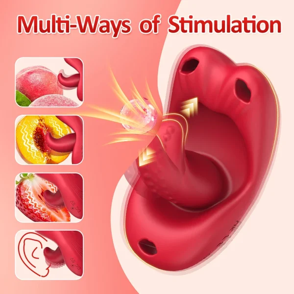 Soft Flick - Tongue Vibrator Under Panties