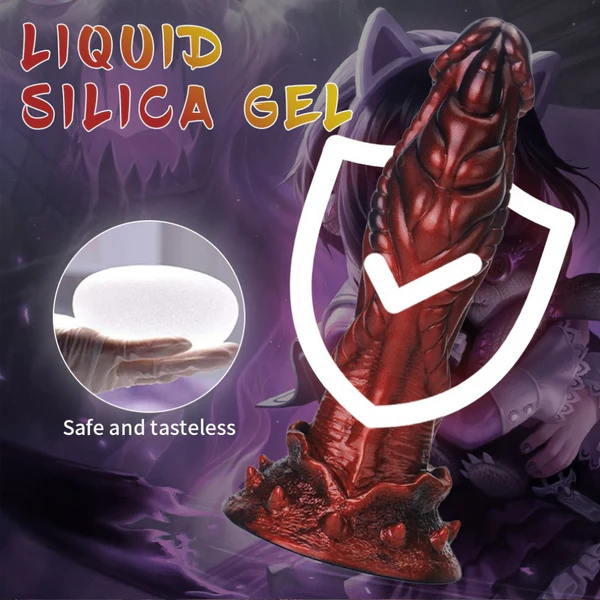 The Red Devil Dildo - Chaos Dragon 8.3 Inches