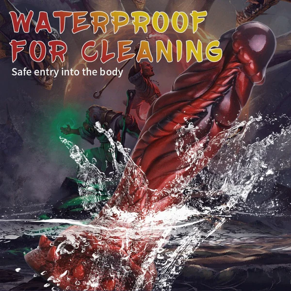 The Red Devil Dildo - Chaos Dragon 8.3 Inches