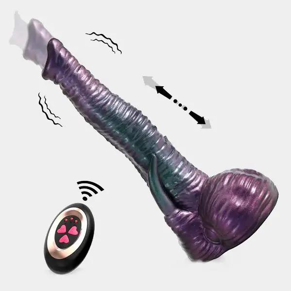The Trunk - Elephant Style Thrusting Dildo 9 Inches