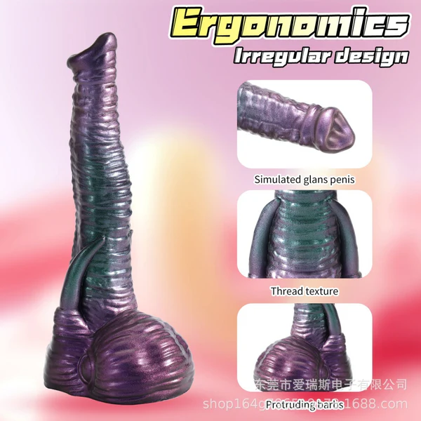 The Trunk - Elephant Style Thrusting Dildo 9 Inches