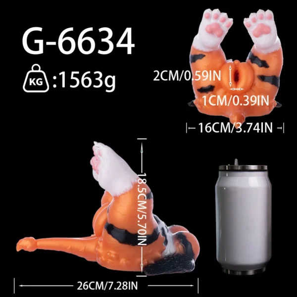 Tiger Sex Doll - Deep Textured Canal