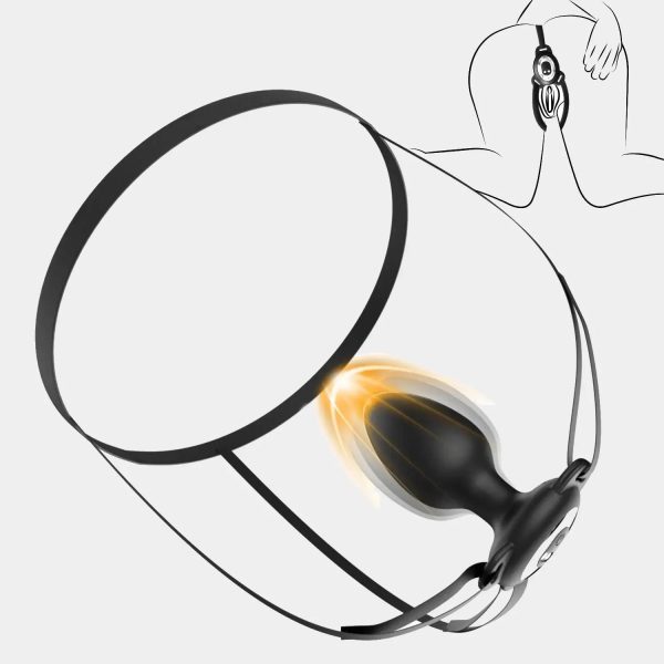 Walking Pulse - Wearable Butt Plug With Strap